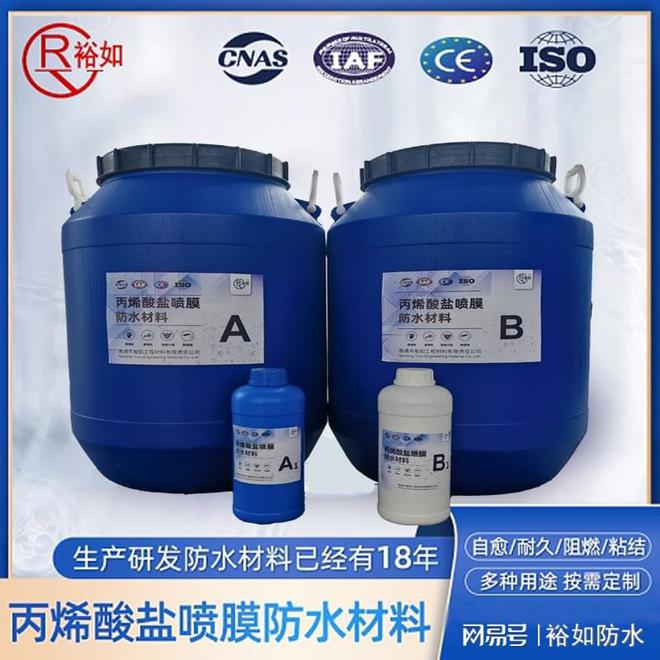 丙烯酸盐喷膜防水材料在矿山隧道的应用-裕如防水(图1) 丙烯酸盐喷膜防水材料在矿山隧道的应用-裕如防水(图1)