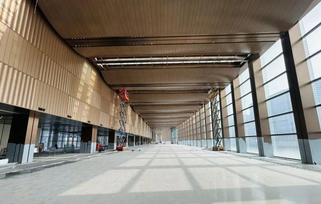 即将交付验收!空港国际会议中心建设接近尾声(图2) 即将交付验收!空港国际会议中心建设接近尾声(图2)
