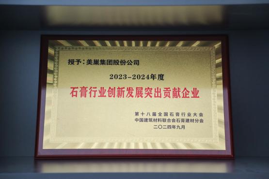 受邀出席全国石膏技术交流大会 美巢再获三项行业殊荣(图2) 受邀出席全国石膏技术交流大会 美巢再获三项行业殊荣(图2)
